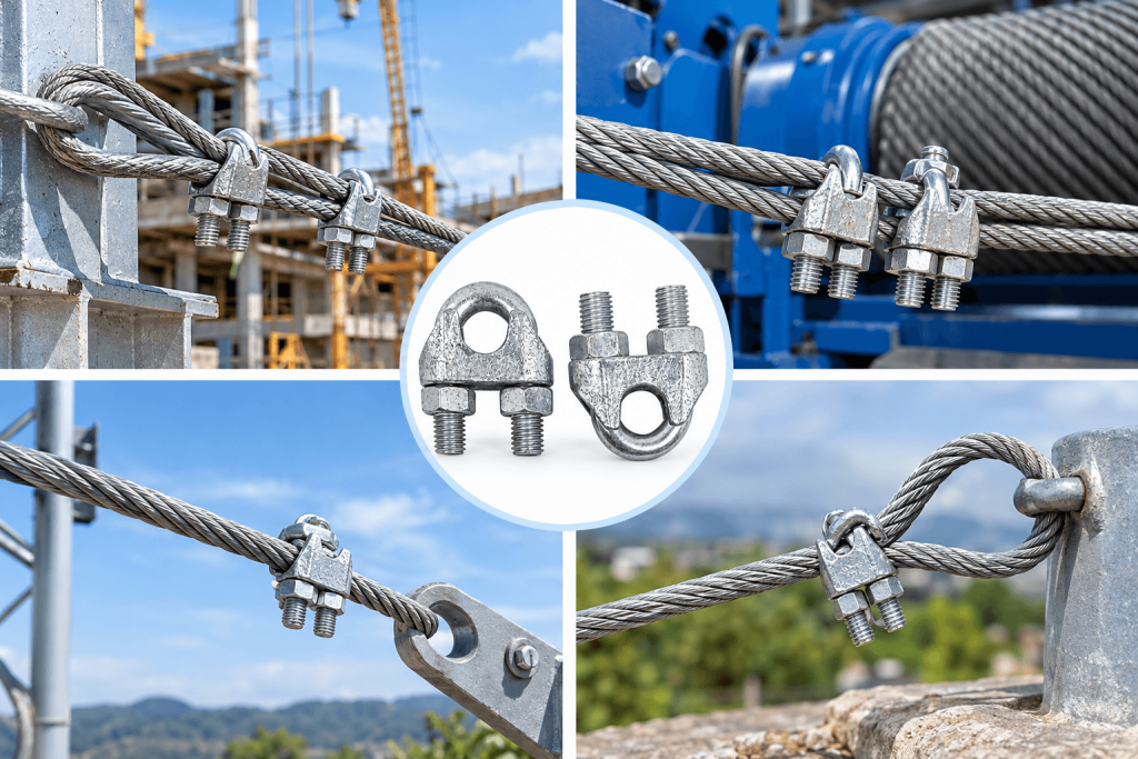 Ứng dụng của ốc siết cáp Úc mạ kẽm
