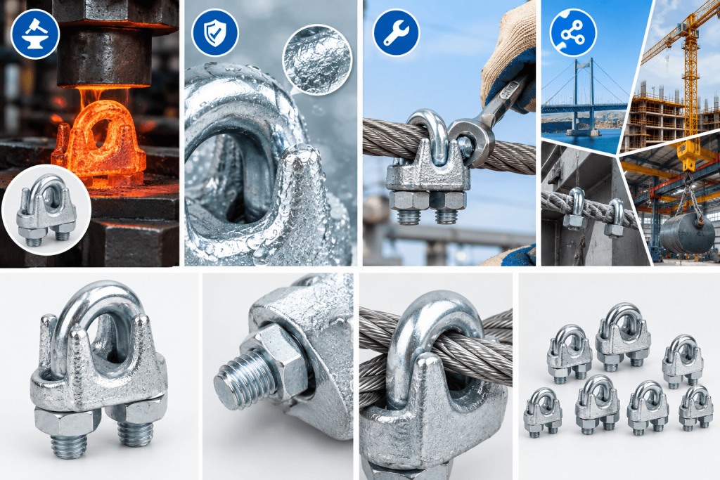 Ưu điểm của ốc siết cáp kiểu JIS mạ nhúng nóng