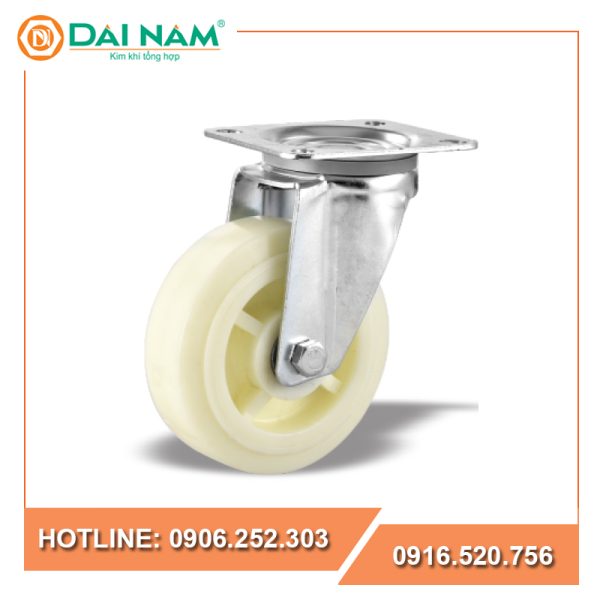 Bánh xe nhựa PP vòng bi kép