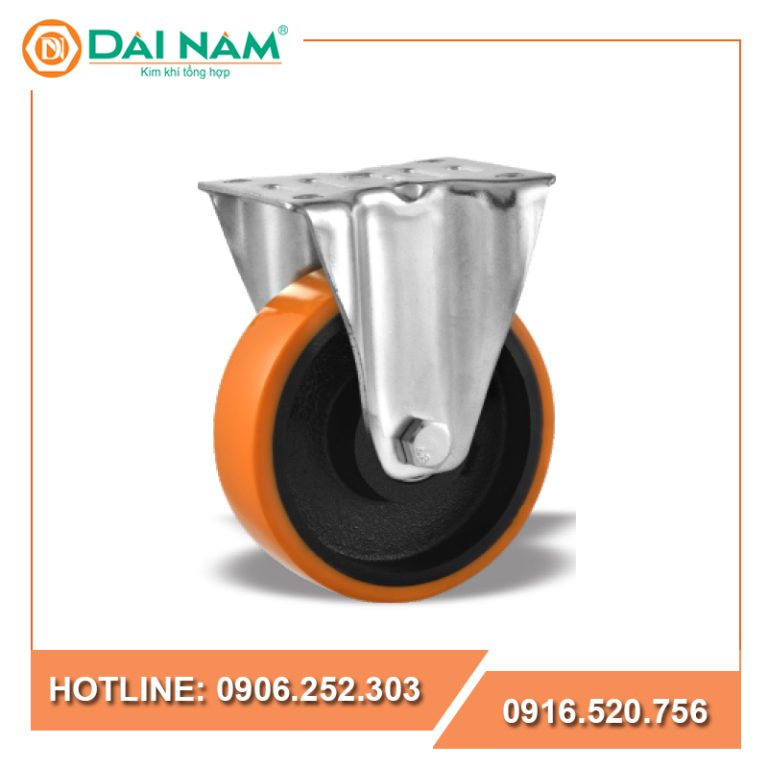 Bánh xe PU lõi sắt vòng bi sắt