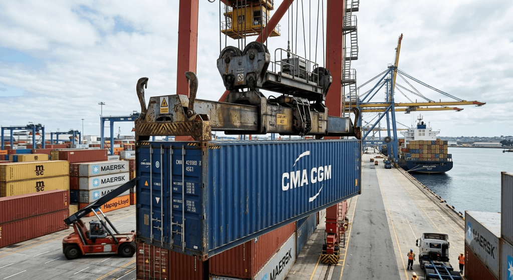 móc cẩu contener