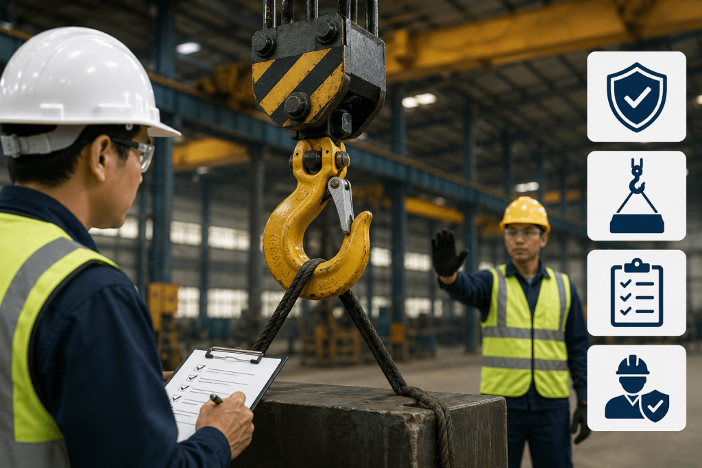 Đảm bảo an toàn trong quá trình nâng hạ