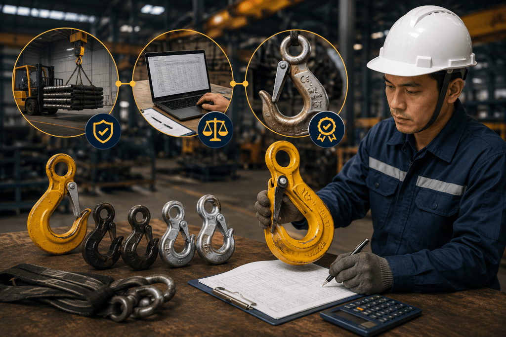 kinh nghiệm lựa chọn móc cẩu phù hợp với ngân sách