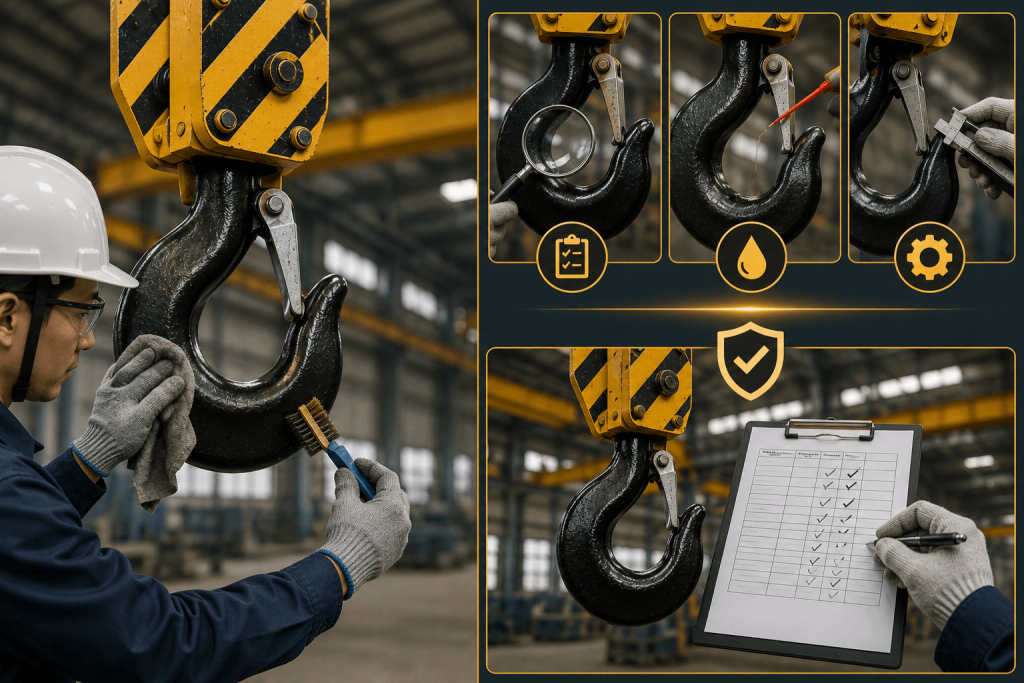 móc cẩu có cần bảo dưỡng không