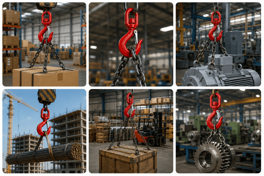 Ứng Dụng Của Móc Cẩu Xoay 360°