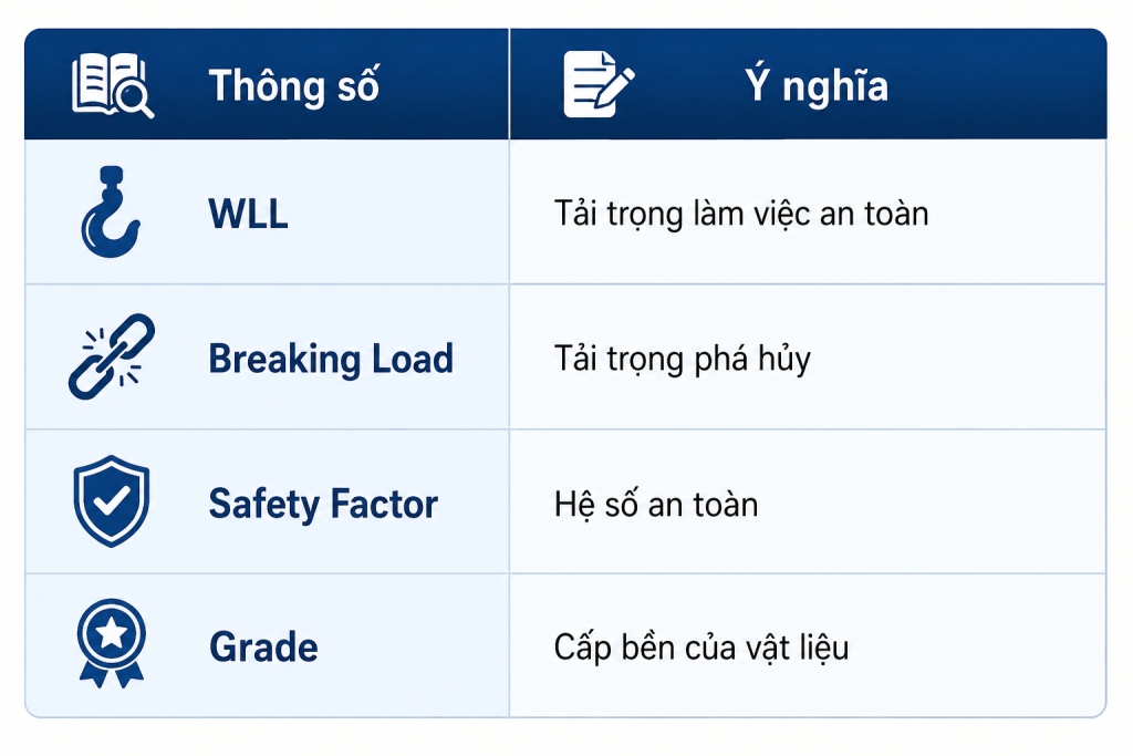 ý nghĩa của các thông số