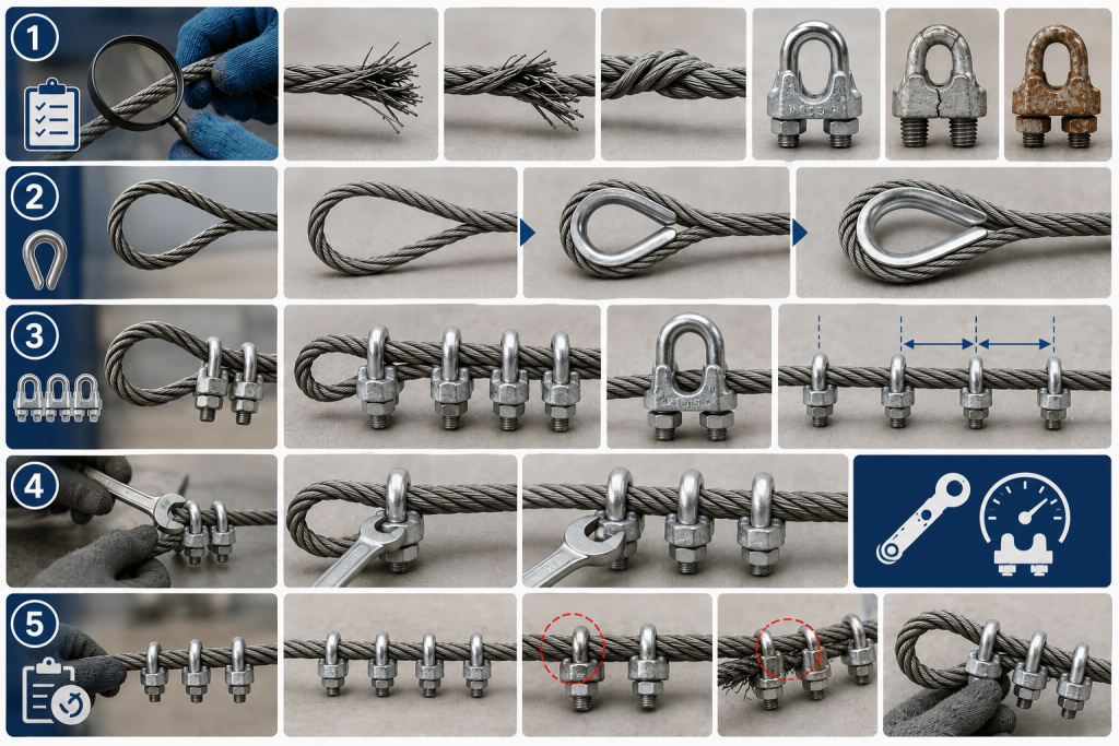 Hướng dẫn lắp khóa cáp đúng kỹ thuật